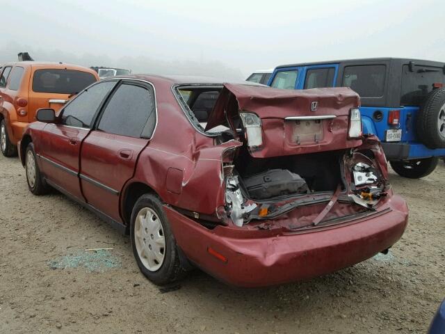 1HGCD5633VA128400 - 1997 HONDA ACCORD LX RED photo 3