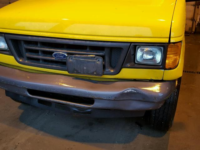 1FTSE34LX6DA45528 - 2006 FORD ECONOLINE YELLOW photo 9