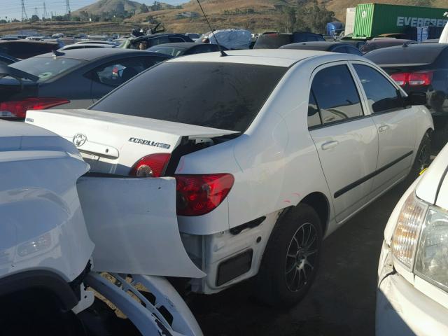 1NXBR32E17Z906293 - 2007 TOYOTA COROLLA CE WHITE photo 4