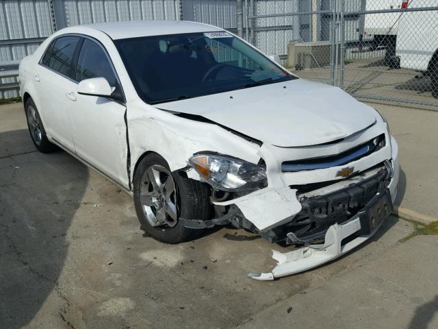 1G1ZC5EB9AF179801 - 2010 CHEVROLET MALIBU 1LT WHITE photo 1