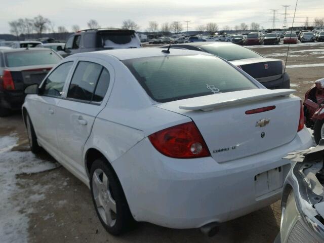 1G1AF5F54A7179647 - 2010 CHEVROLET COBALT 2LT WHITE photo 3