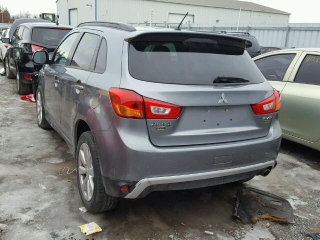 4A4AJ4AU5FE604156 - 2015 MITSUBISHI RVR GT GRAY photo 3