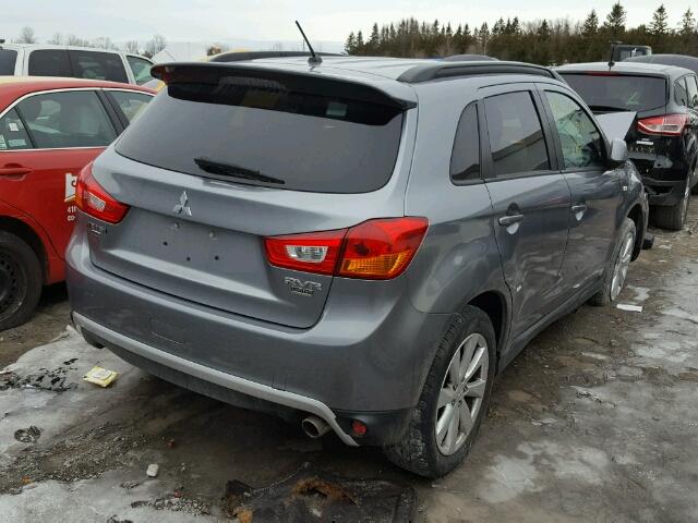 4A4AJ4AU5FE604156 - 2015 MITSUBISHI RVR GT GRAY photo 4