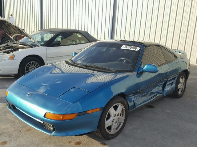 JT2SW21N0P0021088 - 1993 TOYOTA MR2 SPORT BLUE photo 2