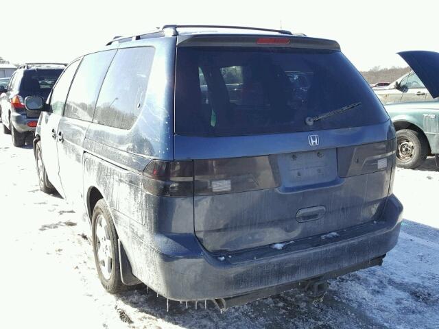 2HKRL1861XH524963 - 1999 HONDA ODYSSEY EX BLUE photo 3