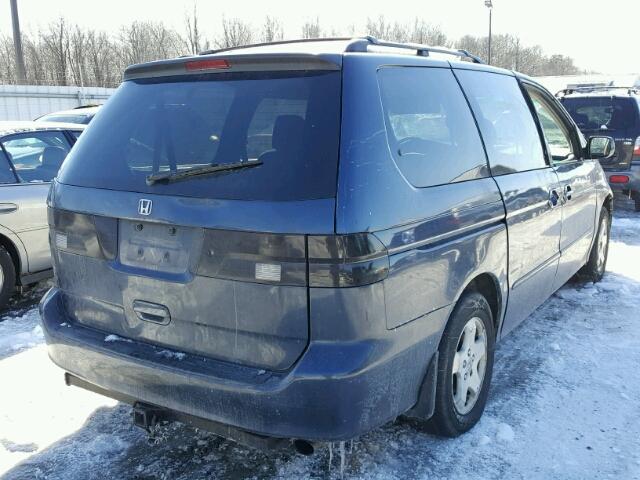 2HKRL1861XH524963 - 1999 HONDA ODYSSEY EX BLUE photo 4