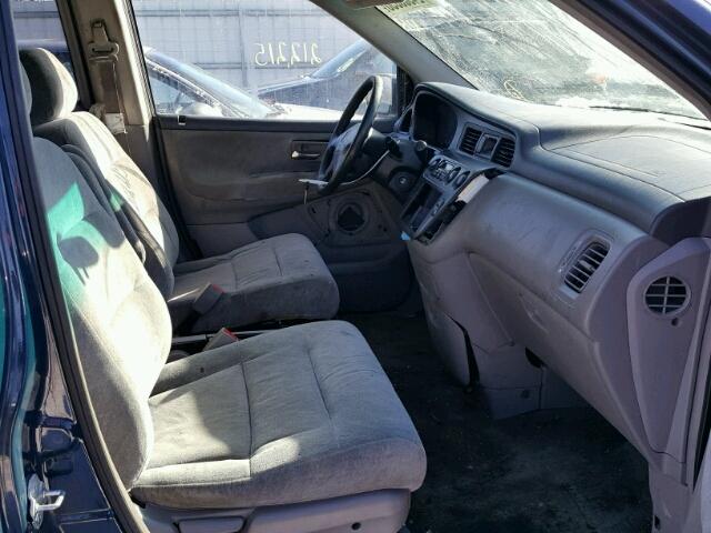 2HKRL1861XH524963 - 1999 HONDA ODYSSEY EX BLUE photo 5