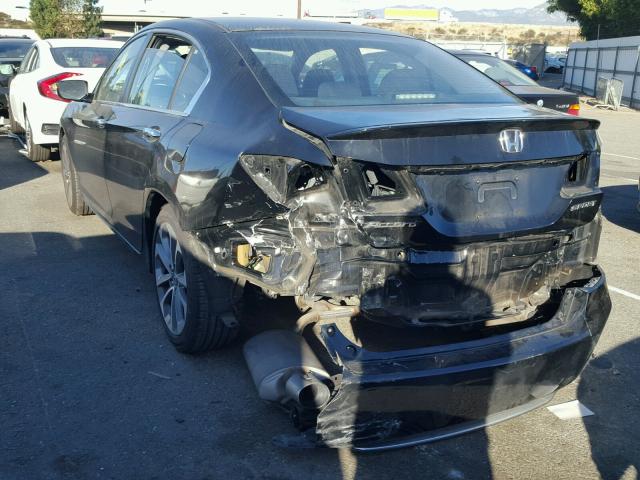 1HGCR2F57EA159750 - 2014 HONDA ACCORD SPO BLACK photo 3