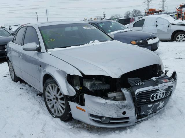 WAUDF78E76A290519 - 2006 AUDI A4 2.0T QU SILVER photo 1