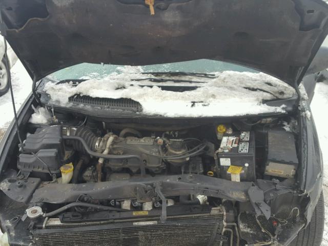 2D4GP44L86R776061 - 2006 DODGE GRAND CARA BLACK photo 7