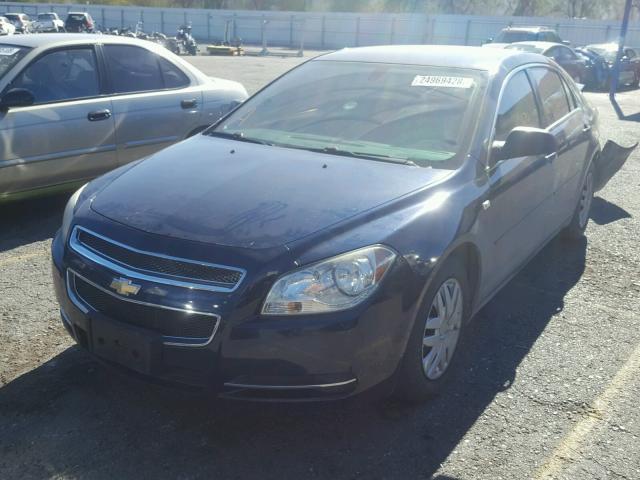 1G1ZG57B78F222155 - 2008 CHEVROLET MALIBU LS BLUE photo 2