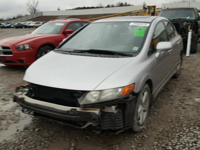 1HGFA16846L031531 - 2006 HONDA CIVIC EX SILVER photo 2