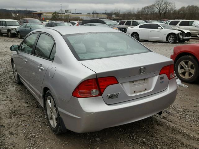 1HGFA16846L031531 - 2006 HONDA CIVIC EX SILVER photo 3