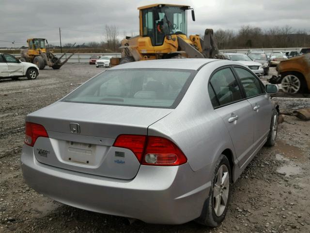 1HGFA16846L031531 - 2006 HONDA CIVIC EX SILVER photo 4