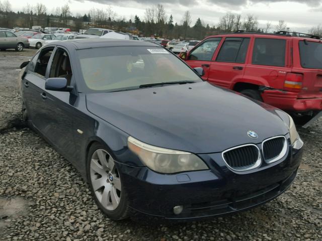 WBANA73505B816315 - 2005 BMW 530 I BLUE photo 1