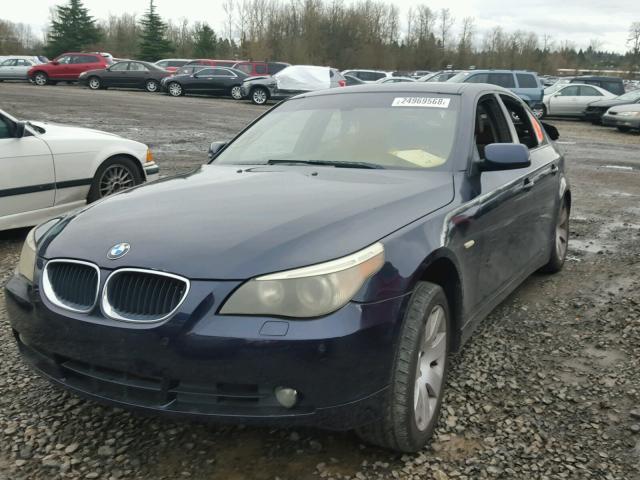 WBANA73505B816315 - 2005 BMW 530 I BLUE photo 2