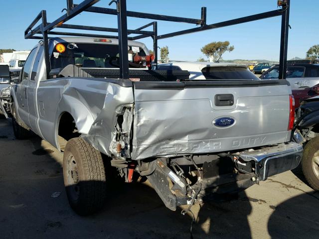 1FT7X2AT0CEB40524 - 2012 FORD F250 SUPER SILVER photo 3