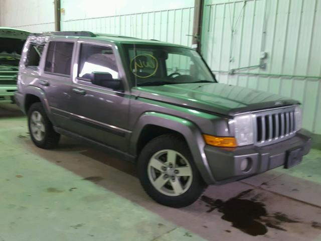 1J8HG48K07C594120 - 2007 JEEP COMMANDER GRAY photo 1