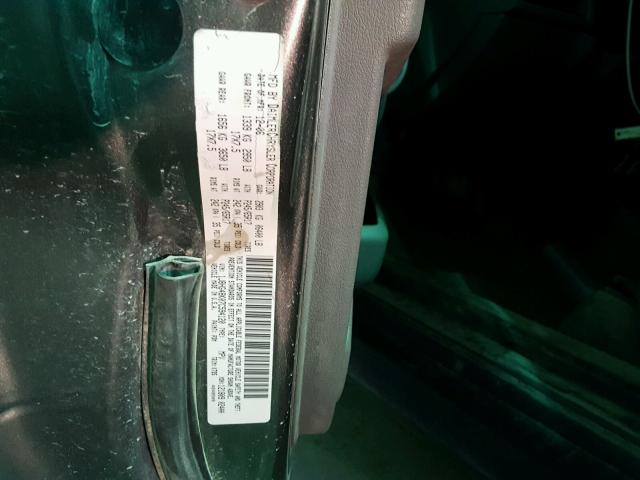 1J8HG48K07C594120 - 2007 JEEP COMMANDER ნაცრისფერი ფოტო 10