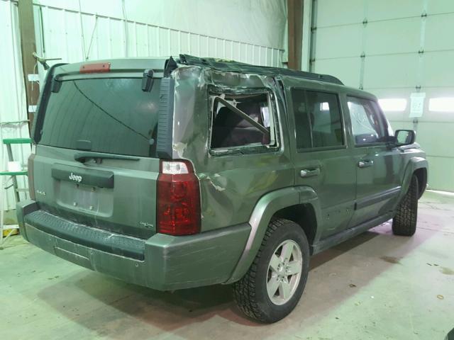 1J8HG48K07C594120 - 2007 JEEP COMMANDER ნაცრისფერი ფოტო 4