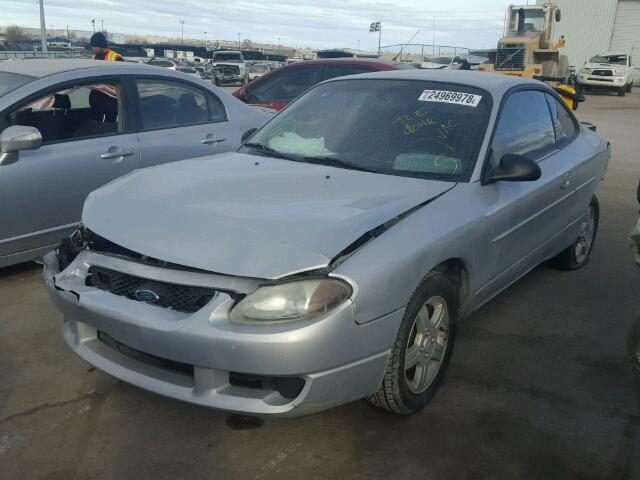 3FAFP11373R128797 - 2003 FORD ESCORT ZX2 SILVER photo 2