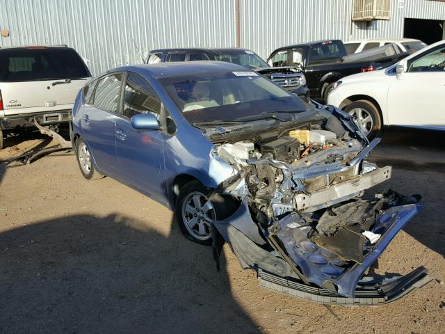 JTDKB22U057043525 - 2005 TOYOTA PRIUS BLUE photo 1