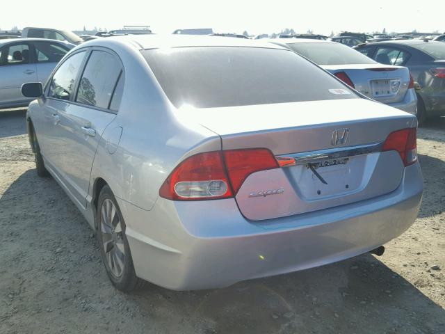 1HGFA16839L012733 - 2009 HONDA CIVIC EX Gümüş foto 3