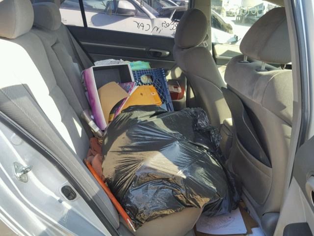 1HGFA16839L012733 - 2009 HONDA CIVIC EX Gümüş foto 6