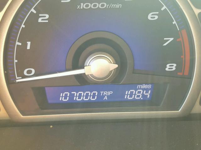 1HGFA16839L012733 - 2009 HONDA CIVIC EX Gümüş foto 8