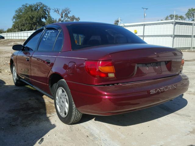 1G8ZF52832Z301280 - 2002 SATURN SL BURGUNDY photo 3