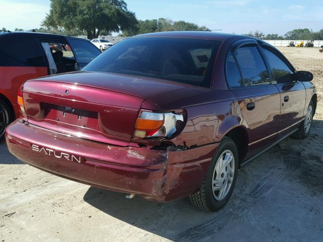 1G8ZF52832Z301280 - 2002 SATURN SL BURGUNDY photo 4