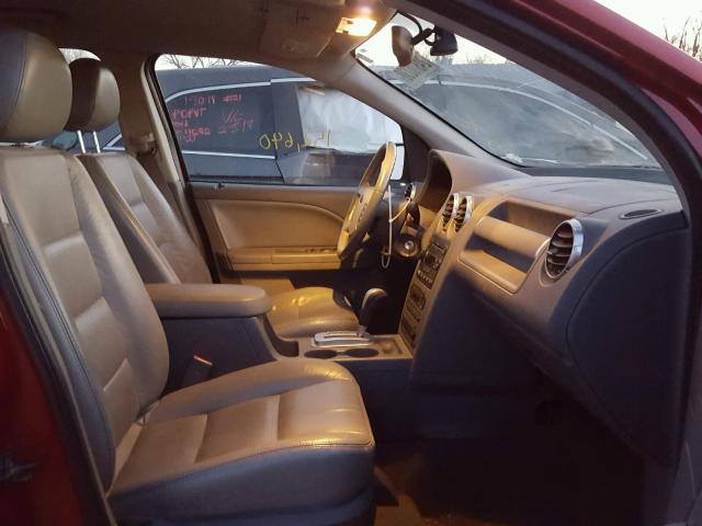 1FMZK02125GA28822 - 2005 FORD FREESTYLE RED photo 5