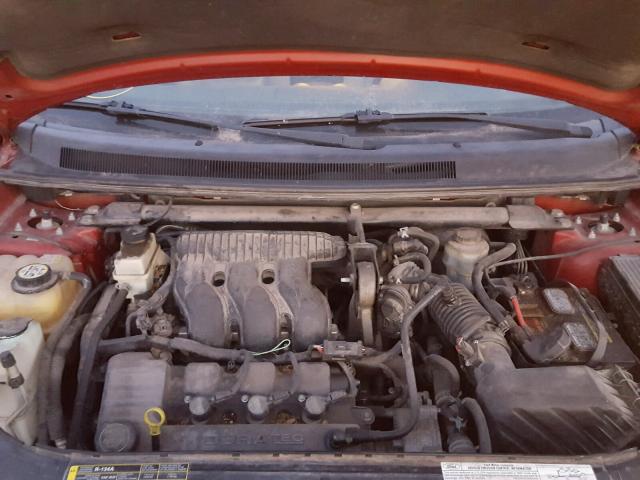 1FMZK02125GA28822 - 2005 FORD FREESTYLE RED photo 7