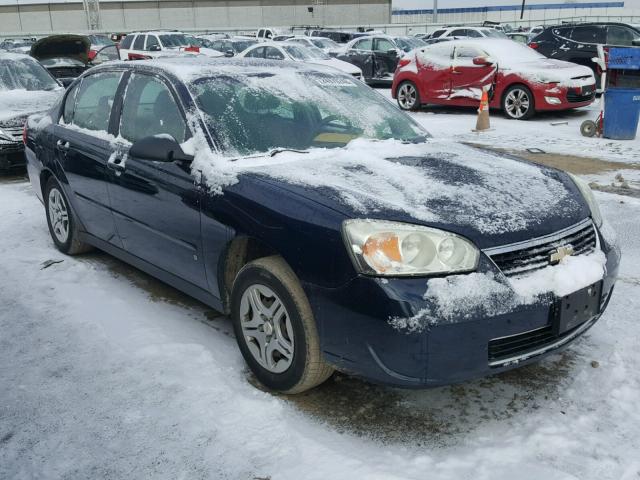 1G1ZS51F76F266258 - 2006 CHEVROLET MALIBU LS BLUE photo 1