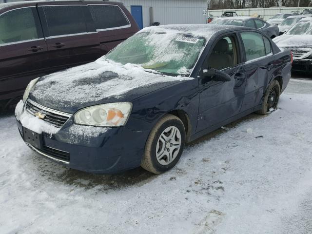 1G1ZS51F76F266258 - 2006 CHEVROLET MALIBU LS BLUE photo 2