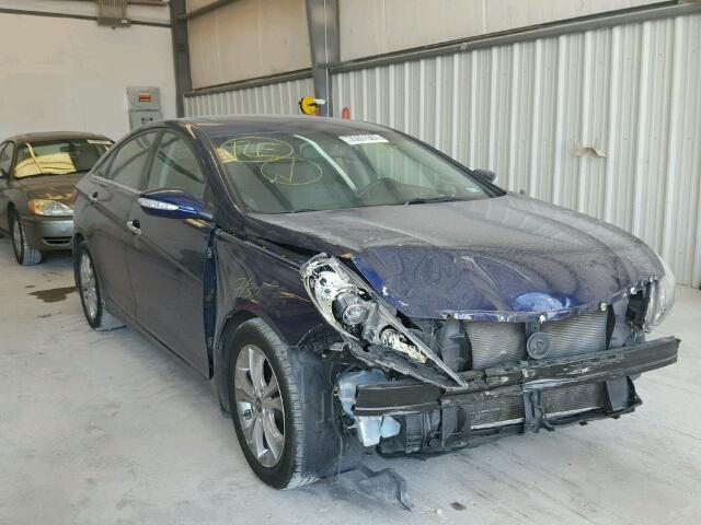 5NPEC4AC8BH101273 - 2011 HYUNDAI SONATA SE BLUE photo 1