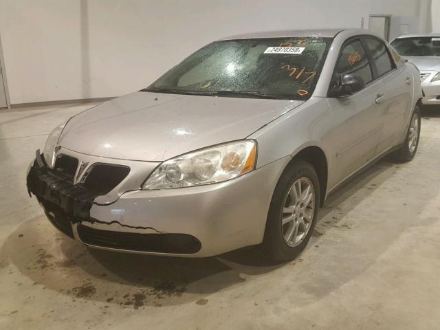 1G2ZG558964131576 - 2006 PONTIAC G6 SE1 SILVER photo 2