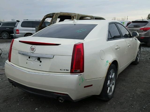 1G6DF577890131015 - 2009 CADILLAC CTS WHITE photo 4