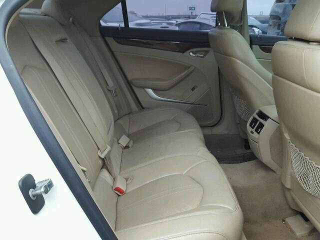 1G6DF577890131015 - 2009 CADILLAC CTS WHITE photo 6