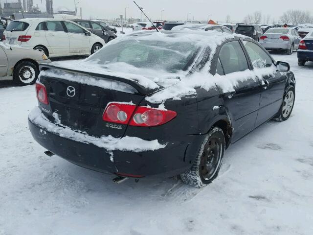 1YVFP80C855M65239 - 2005 MAZDA 6 I BLACK photo 4