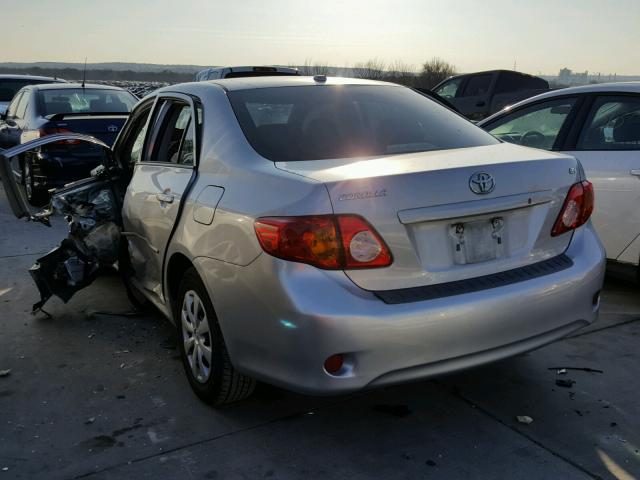 1NXBU4EE4AZ366672 - 2010 TOYOTA COROLLA BA GRAY photo 3