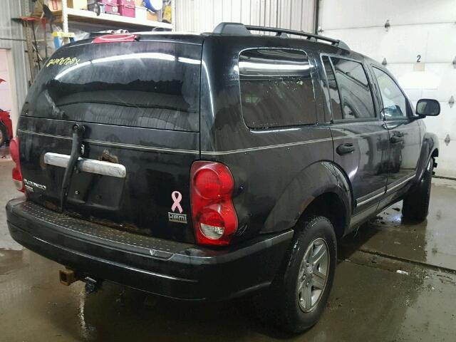 1D4HB58D65F583232 - 2005 DODGE DURANGO LI BLACK photo 4