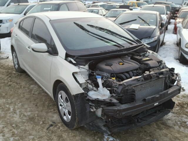 KNAFK4A69F5280038 - 2015 KIA FORTE LX TAN photo 1