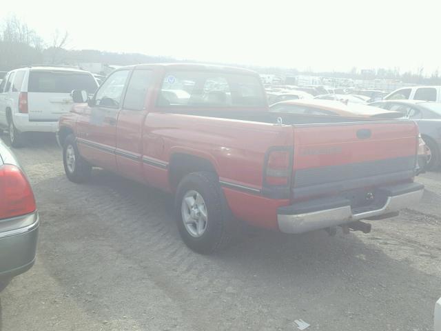 3B7HC13Z9VM517635 - 1997 DODGE RAM 1500 RED photo 3