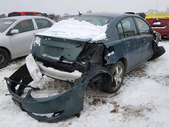 1G8AL58F47Z183632 - 2007 SATURN ION LEVEL GREEN photo 4