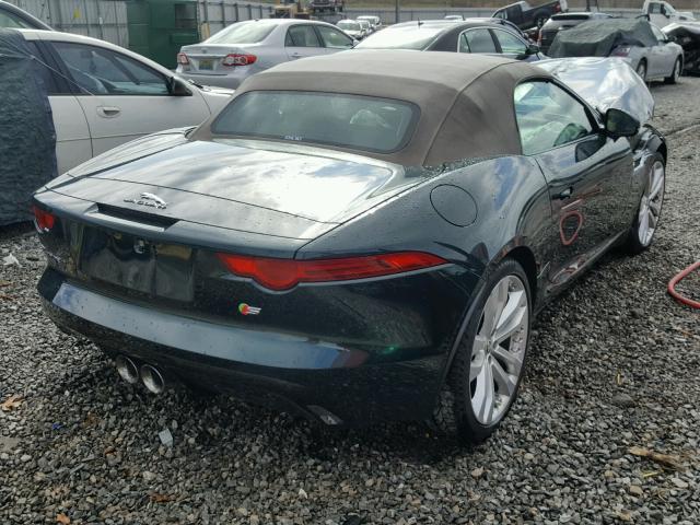 SAJWA6FC4E8K08971 - 2014 JAGUAR F-TYPE S GREEN photo 4