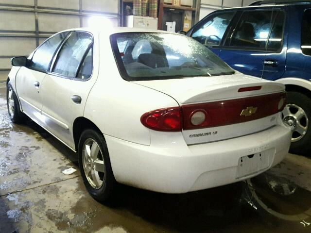 1G1JF52F547167252 - 2004 CHEVROLET CAVALIER L WHITE photo 3