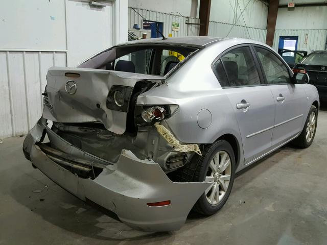 JM1BK32F081835334 - 2008 MAZDA 3 I SILVER photo 4