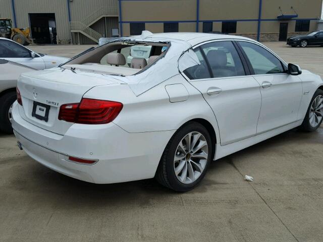 WBA5A5C56ED509949 - 2014 BMW 528 I WHITE photo 4