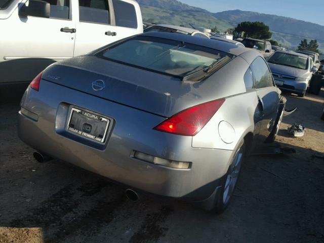 JN1AZ34D45M604808 - 2005 NISSAN 350Z COUPE GRAY photo 4